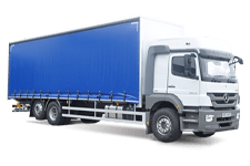 Minibus Rental Stockport - 26 Tonne Curtain Side Truck - Truck hire Stockport